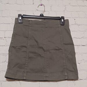 Army Green Skirt